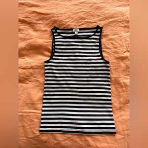 J.CREW striped boatneck tank, Sz. M
